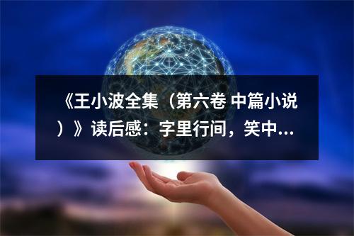 《王小波全集（第六卷 中篇小說(shuō)）》讀后感：字里行間，笑中帶淚 (800字)