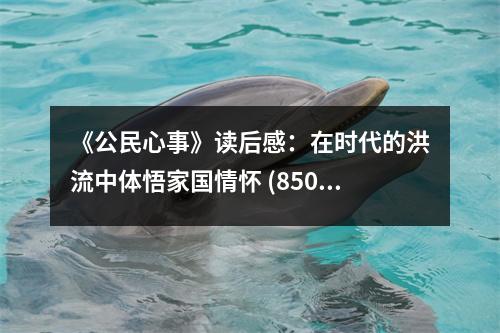 《公民心事》讀后感：在時(shí)代的洪流中體悟家國情懷 (850字)