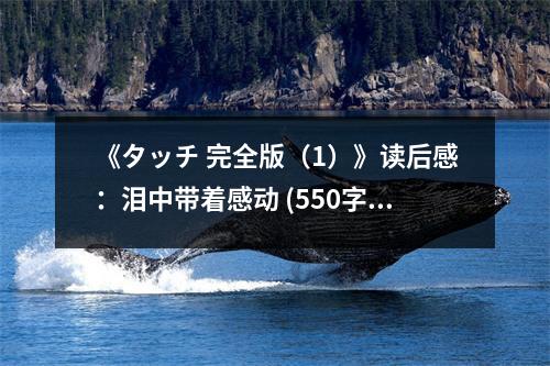 《タッチ 完全版（1）》讀后感：淚中帶著感動 (550字)