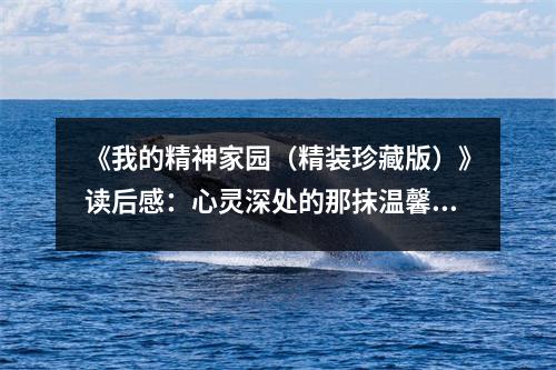 《我的精神家園（精裝珍藏版）》讀后感：心靈深處的那抹溫馨 (750字)