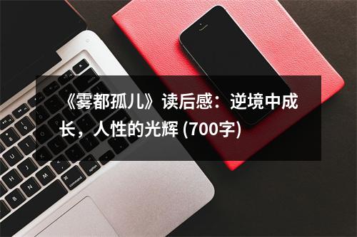 《霧都孤兒》讀后感：逆境中成長，人性的光輝 (700字)