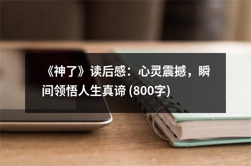 《神了》讀后感：心靈震撼，瞬間領悟人生真諦 (800字)