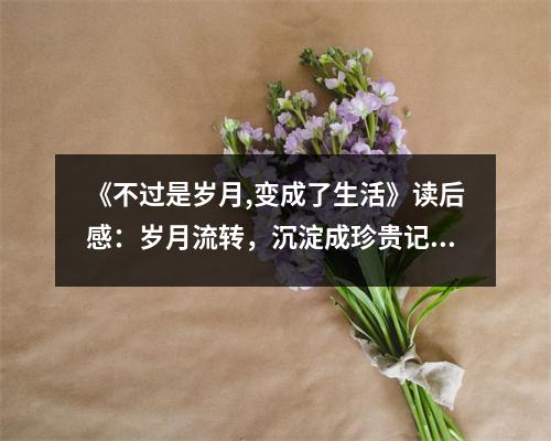 《不過是歲月,變成了生活》讀后感：歲月流轉(zhuǎn)，沉淀成珍貴記憶 (750字)
