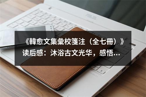 《韓愈文集彙校箋注（全七冊）》讀后感：沐浴古文光華，感悟人生哲理 (1050字)
