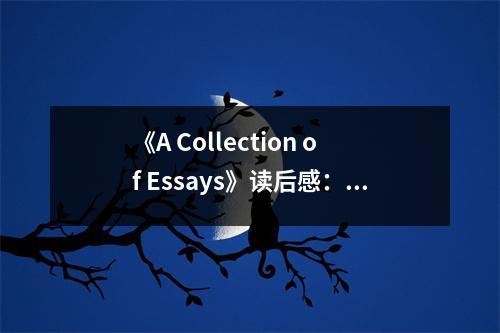《A Collection of Essays》讀后感：歲月靜好，筆觸生香 (850字)