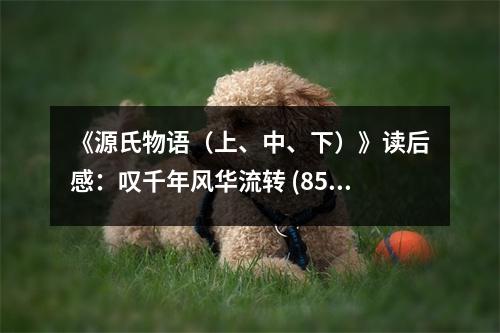 《源氏物語(yǔ)（上、中、下）》讀后感：嘆千年風(fēng)華流轉(zhuǎn) (850字)