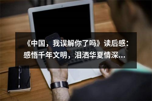 《中國，我誤解你了嗎》讀后感：感悟千年文明，淚灑華夏情深 (800字)