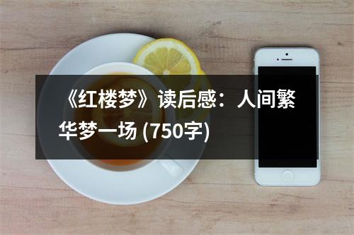 《紅樓夢》讀后感：人間繁華夢一場 (750字)