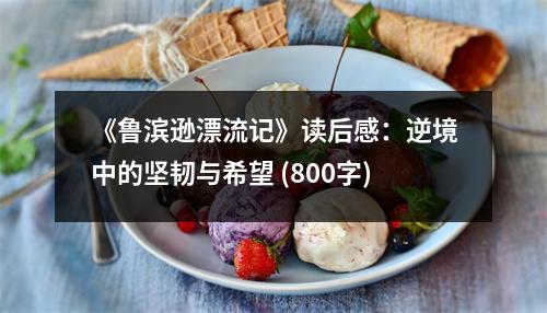 《魯濱遜漂流記》讀后感：逆境中的堅(jiān)韌與希望 (800字)