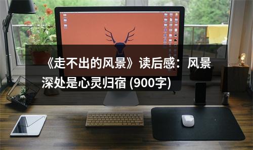 《走不出的風(fēng)景》讀后感：風(fēng)景深處是心靈歸宿 (900字)