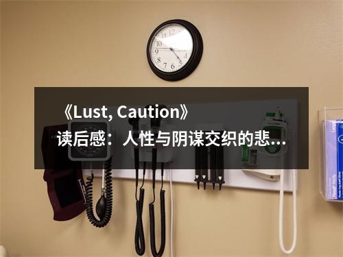 《Lust, Caution》讀后感：人性與陰謀交織的悲歌 (800字)