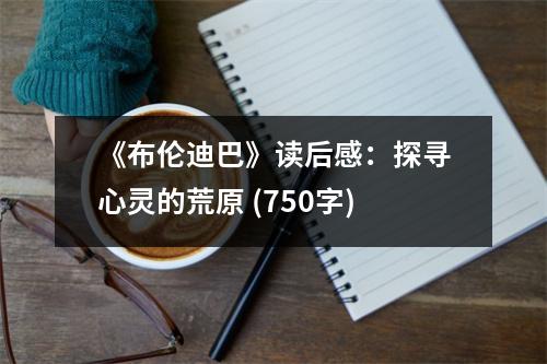 《布倫迪巴》讀后感：探尋心靈的荒原 (750字)