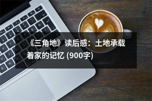 《三角地》讀后感：土地承載著家的記憶 (900字)
