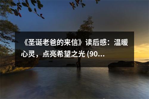 《圣誕老爸的來信》讀后感：溫暖心靈，點(diǎn)亮希望之光 (900字)