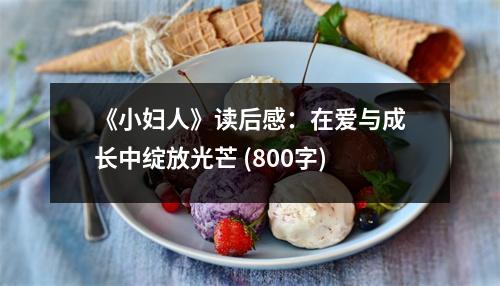 《小婦人》讀后感：在愛與成長(zhǎng)中綻放光芒 (800字)