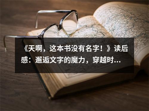《天啊，這本書沒有名字！》讀后感：邂逅文字的魔力，穿越時空的共鳴 (750字)