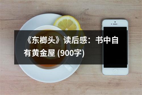 《東榔頭》讀后感：書中自有黃金屋 (900字)