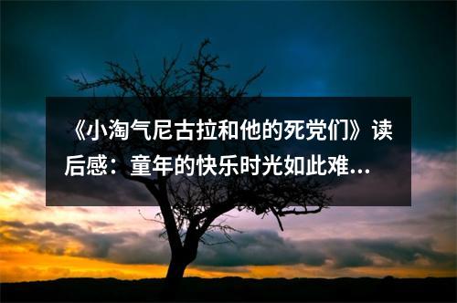 《小淘氣尼古拉和他的死黨們》讀后感：童年的快樂時(shí)光如此難忘 (900字)
