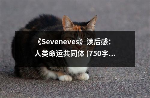 《Seveneves》讀后感：人類命運共同體 (750字)