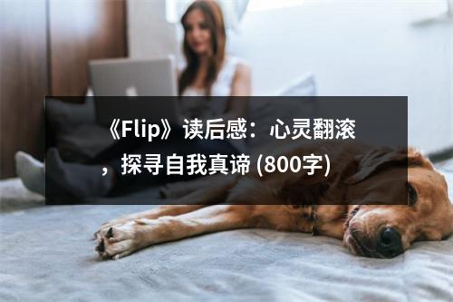 《Flip》讀后感：心靈翻滾，探尋自我真諦 (800字)