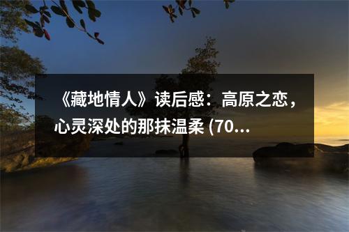 《藏地情人》讀后感：高原之戀，心靈深處的那抹溫柔 (700字)