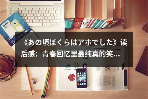 《あの頃ぼくらはアホでした》讀后感：青春回憶里最純真的笑聲 (750字)