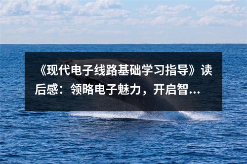 《現(xiàn)代電子線路基礎(chǔ)學(xué)習(xí)指導(dǎo)》讀后感：領(lǐng)略電子魅力，開啟智慧之門 (1050字)