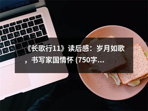 《長歌行11》讀后感：歲月如歌，書寫家國情懷 (750字)