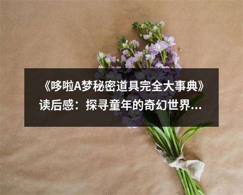 《哆啦A夢秘密道具完全大事典》讀后感：探尋童年的奇幻世界 (850字)