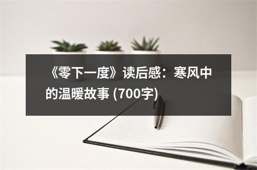 《零下一度》讀后感：寒風(fēng)中的溫暖故事 (700字)