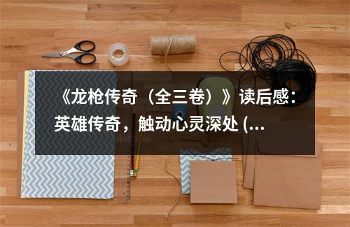 《龍槍傳奇（全三卷）》讀后感：英雄傳奇，觸動心靈深處 (850字)