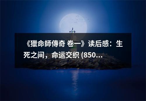 《獵命師傳奇 卷一》讀后感：生死之間，命運交織 (850字)