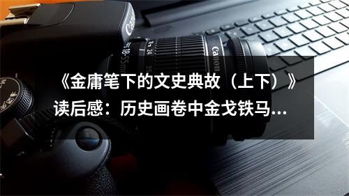 《金庸筆下的文史典故（上下）》讀后感：歷史畫卷中金戈鐵馬 (1100字)