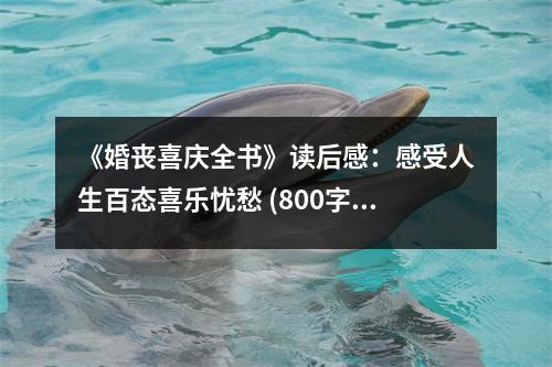 《婚喪喜慶全書》讀后感：感受人生百態(tài)喜樂憂愁 (800字)