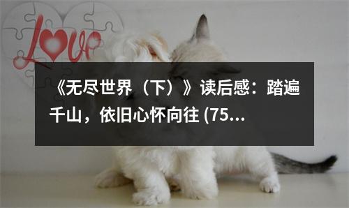 《無(wú)盡世界（下）》讀后感：踏遍千山，依舊心懷向往 (750字)