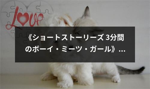 《ショートストーリーズ 3分間のボーイ?ミーツ?ガール》讀后感：愛在瞬間綻放 (900字)