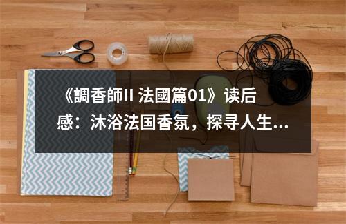 《調(diào)香師II 法國篇01》讀后感：沐浴法國香氛，探尋人生真諦 (800字)