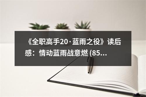 《全職高手20·藍(lán)雨之役》讀后感：情動藍(lán)雨戰(zhàn)意燃 (850字)