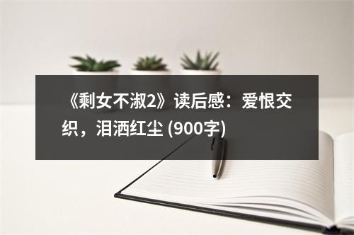 《剩女不淑2》讀后感：愛恨交織，淚灑紅塵 (900字)
