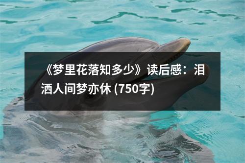 《夢(mèng)里花落知多少》讀后感：淚灑人間夢(mèng)亦休 (750字)