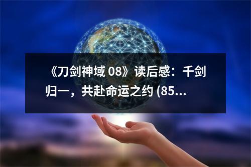 《刀劍神域 08》讀后感：千劍歸一，共赴命運(yùn)之約 (850字)