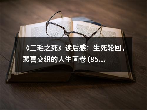 《三毛之死》讀后感：生死輪回，悲喜交織的人生畫卷 (850字)