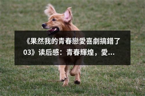 《果然我的青春戀愛喜劇搞錯(cuò)了 03》讀后感：青春輝煌，愛情迷茫 (600字)