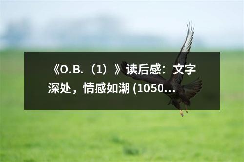 《O.B.（1）》讀后感：文字深處，情感如潮 (1050字)