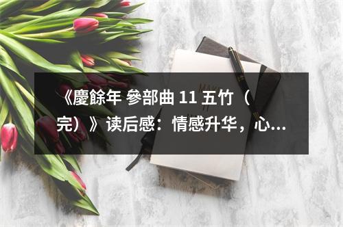 《慶餘年 參部曲 11 五竹（完）》讀后感：情感升華，心靈共鳴 (1150字)