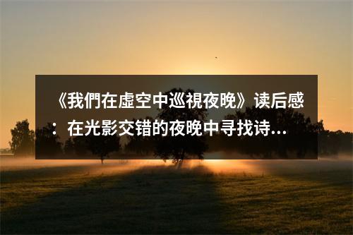 《我們在虛空中巡視夜晚》讀后感：在光影交錯(cuò)的夜晚中尋找詩意 (700字)