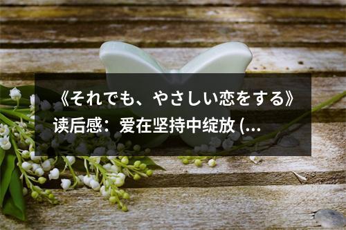 《それでも、やさしい戀をする》讀后感：愛(ài)在堅(jiān)持中綻放 (650字)