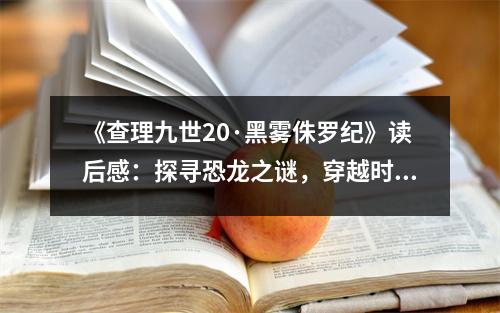 《查理九世20·黑霧侏羅紀》讀后感：探尋恐龍之謎，穿越時空之旅 (900字)
