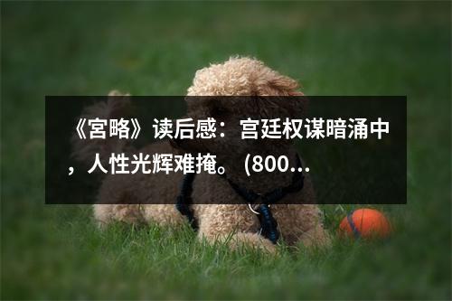 《宮略》讀后感：宮廷權(quán)謀暗涌中，人性光輝難掩。 (800字)
