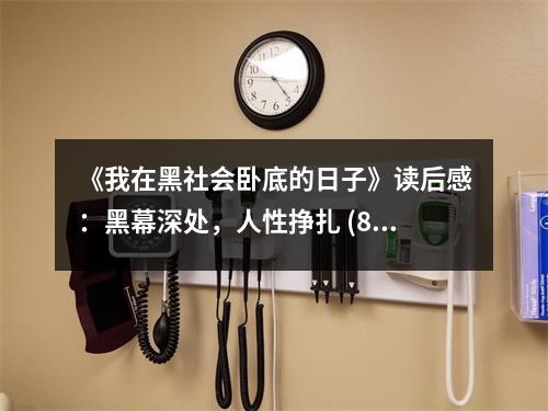 《我在黑社會(huì)臥底的日子》讀后感：黑幕深處，人性掙扎 (800字)